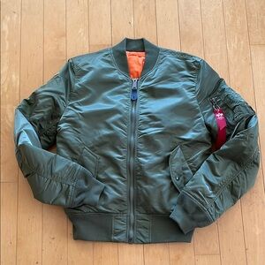 Men's Green Bomber Jacket